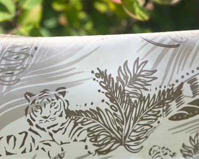 Introducing Champagne Tiger - New silk pillowcase and eye mask range